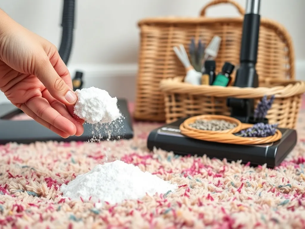 Czym wyczyścić dywan na sucho, by był czysty i pachnący?