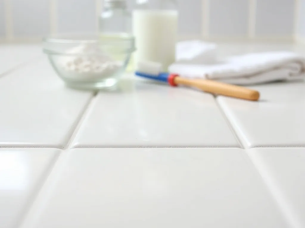 Czym wyczyścić białe fugi? Sprawdzone domowe metody