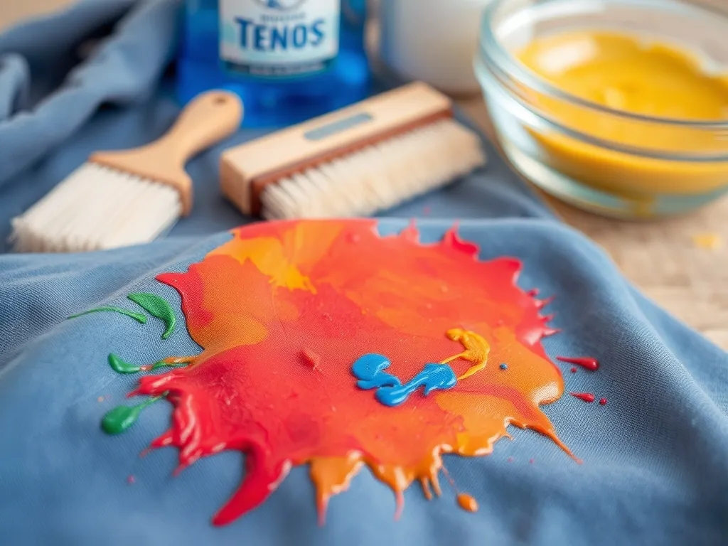 Jak zmyć farbę akrylową z ubrań? Sprawdzone metody i porady