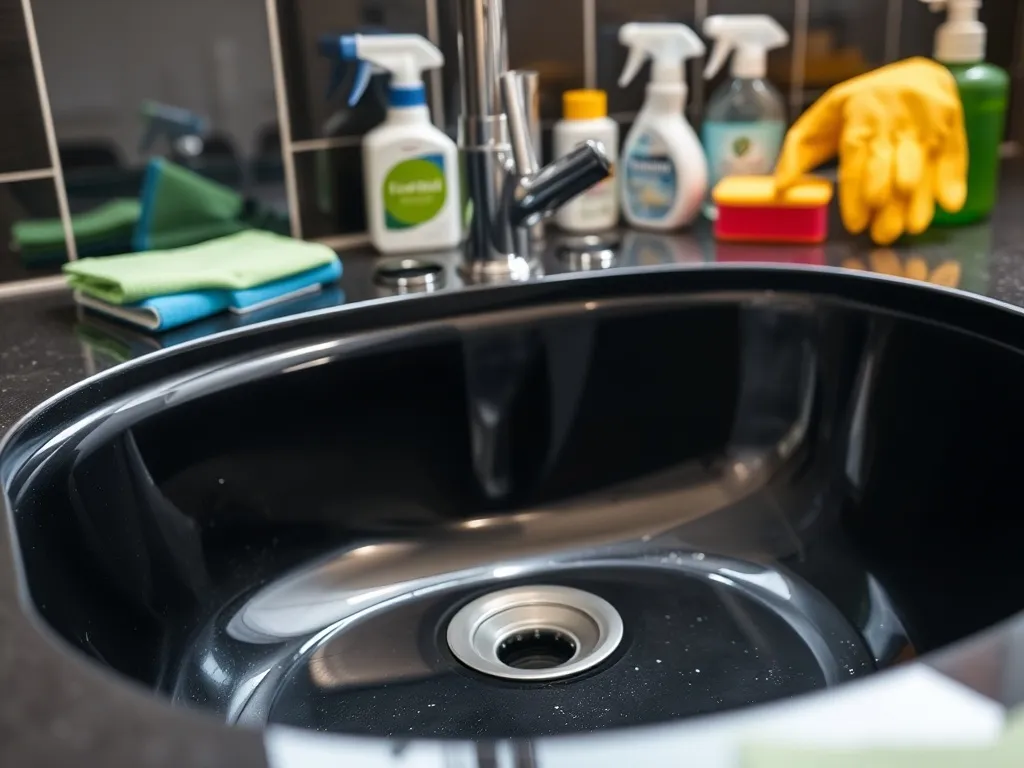 Czym wyczyścić czarny zlew? Sprawdzone metody i porady